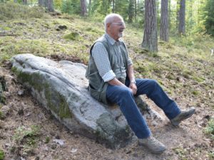 Zuerst vermutete Richard Wächter in diesem Felsen den St. Otto-Stuhl. Foto: Richard Reinl